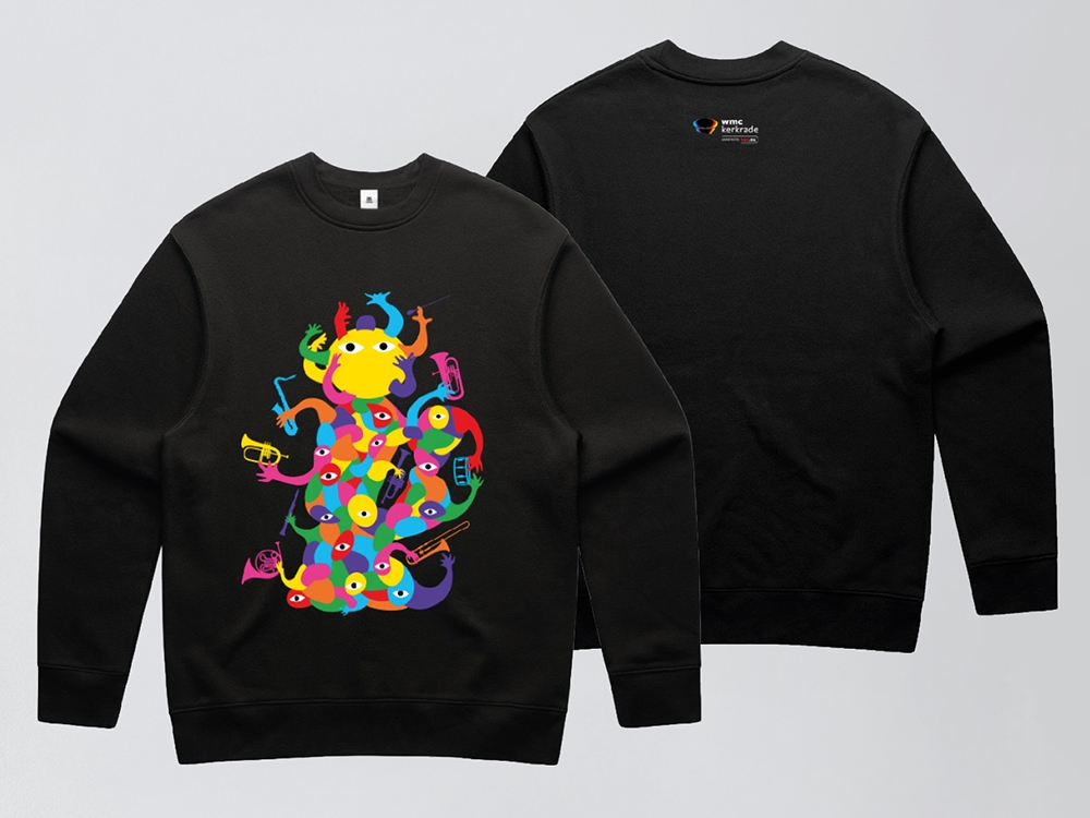 Crewneck zwart Black