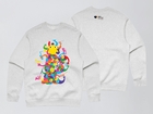 Crewneck wit White