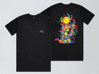 T-shirt zwart Black